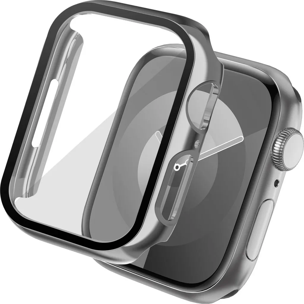 Cover Apple Watch 41mm Serie 7/8/9: imoshion Full Cover Shiny Hardcase