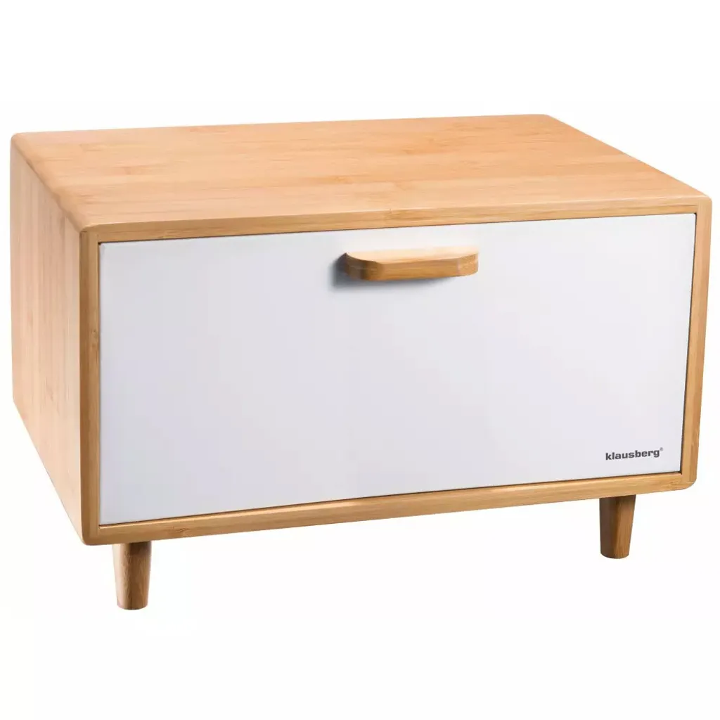 Klausberg 7629 Luxury Bread Bin - Contenitore in Bambù di Alta Qualità