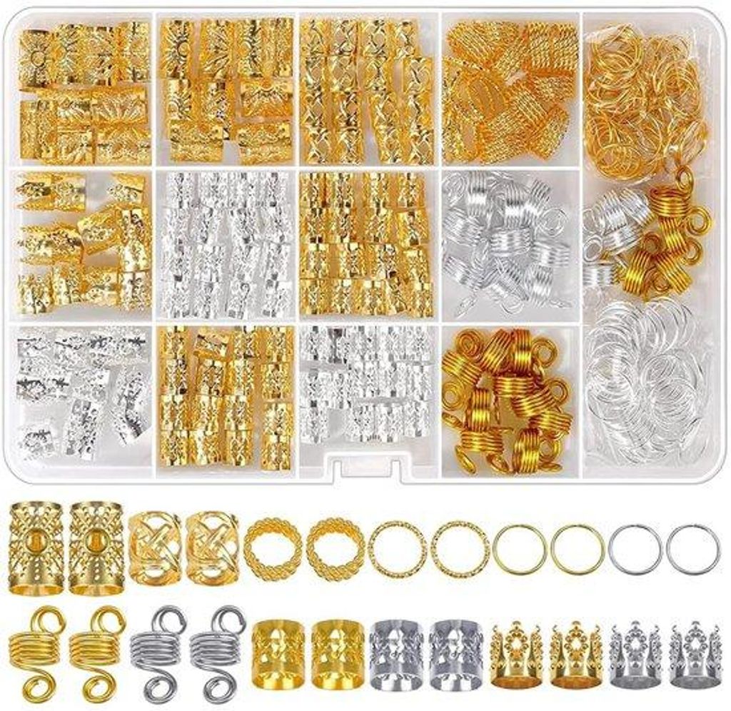 Gewickelte Haarverlängerungen, Zubehör, Haarstecker, Überprüfung, Gold, 262 Komponenten