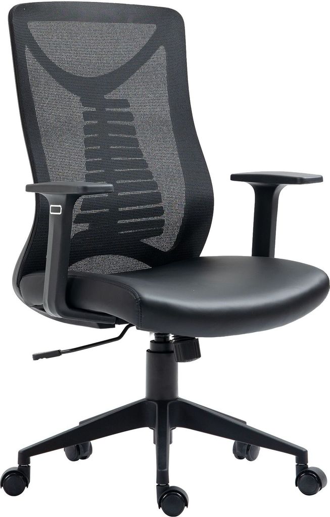 Ergonomischer Bürostuhl Schwarz – Komfortabler Schreibtischstuhl für Büro, Homeoffice