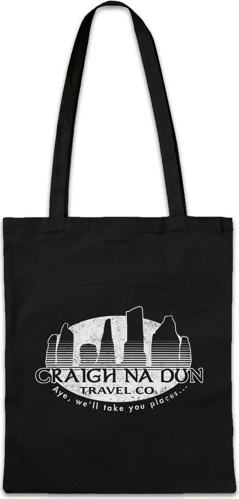 Urban Backwoods Craigh Na Dun Travel Co., Stofftasche, Farbe: Schwarz