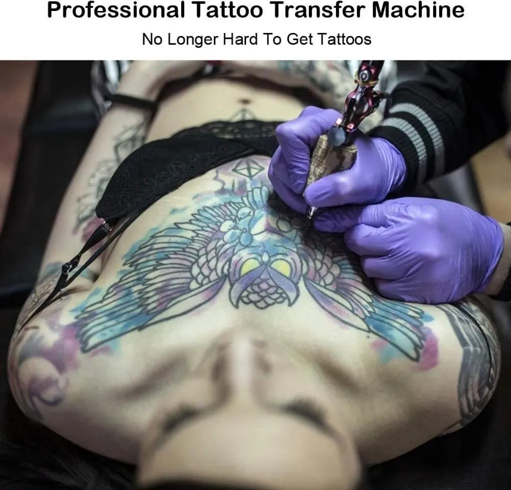 Machine transfert tatouage thermique 220V - Haute résolution - Noir - 7