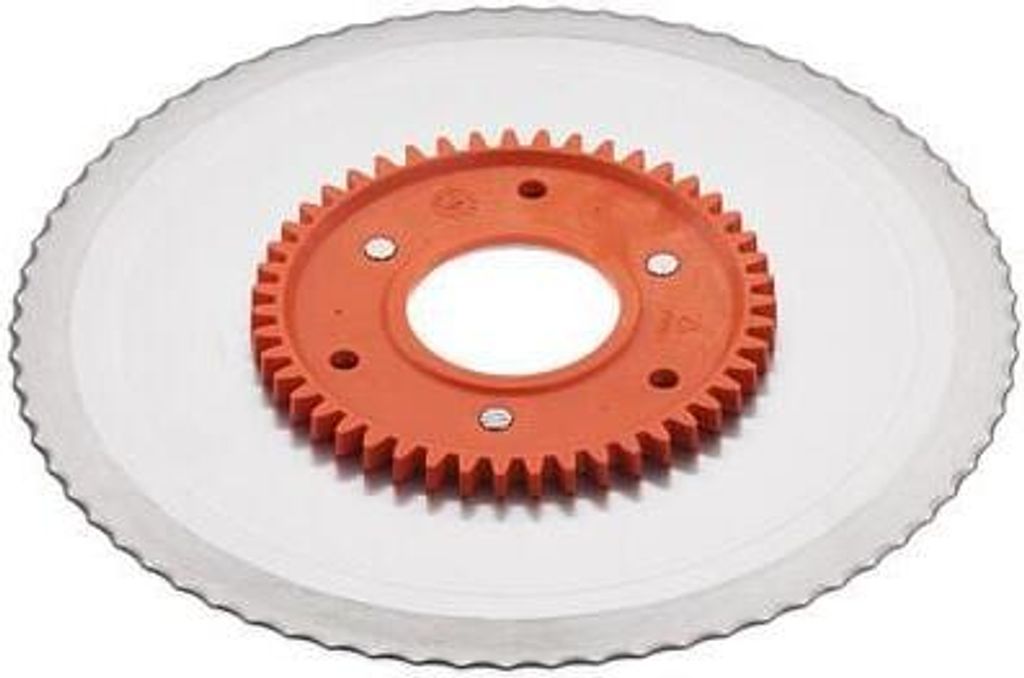 Wellenschliffmesser dunkelorange für den Ritter Multischneider classico 1, icaro 7 und AES 72 SR / Ersatzmesser