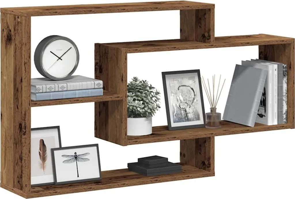 Scaffale Parete 104cm Effetto Legno Antico Maison Exclusive | Design