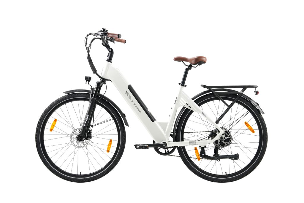 28 Zoll 20Ah E Bike City Elektrofahrrad mit tiefem Einsteig Pedelec Motor Reichweite bis 120km E-City Bike E-Hollandräder 3A-Schnelllade Herren Damen