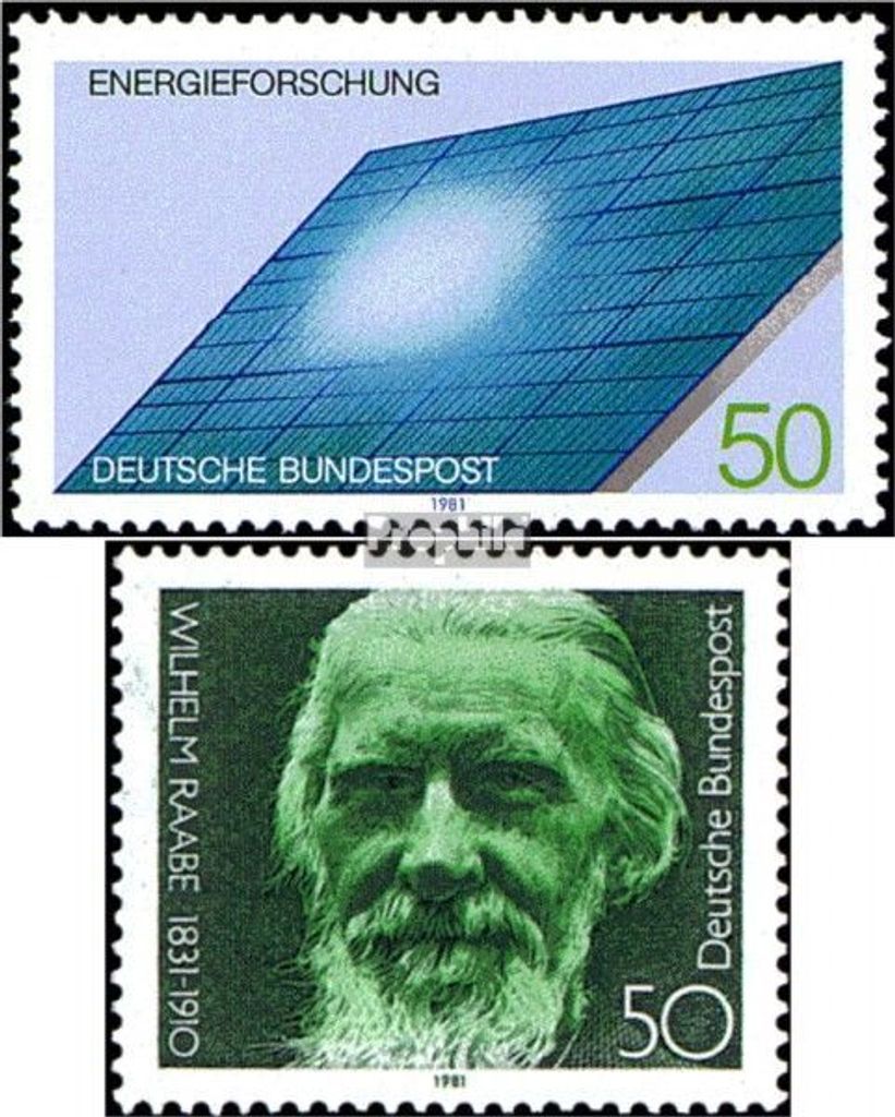Briefmarken BRD (BR.Deutschland) 1981 Mi 1101,1104 (kompl.Ausg.) postfrisch Energieforschung