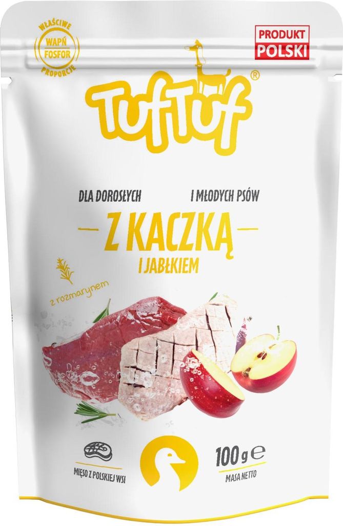 Tuftuf | Feuchtigkeitsspendendes Futter für Hunde - Ente Produktbild 