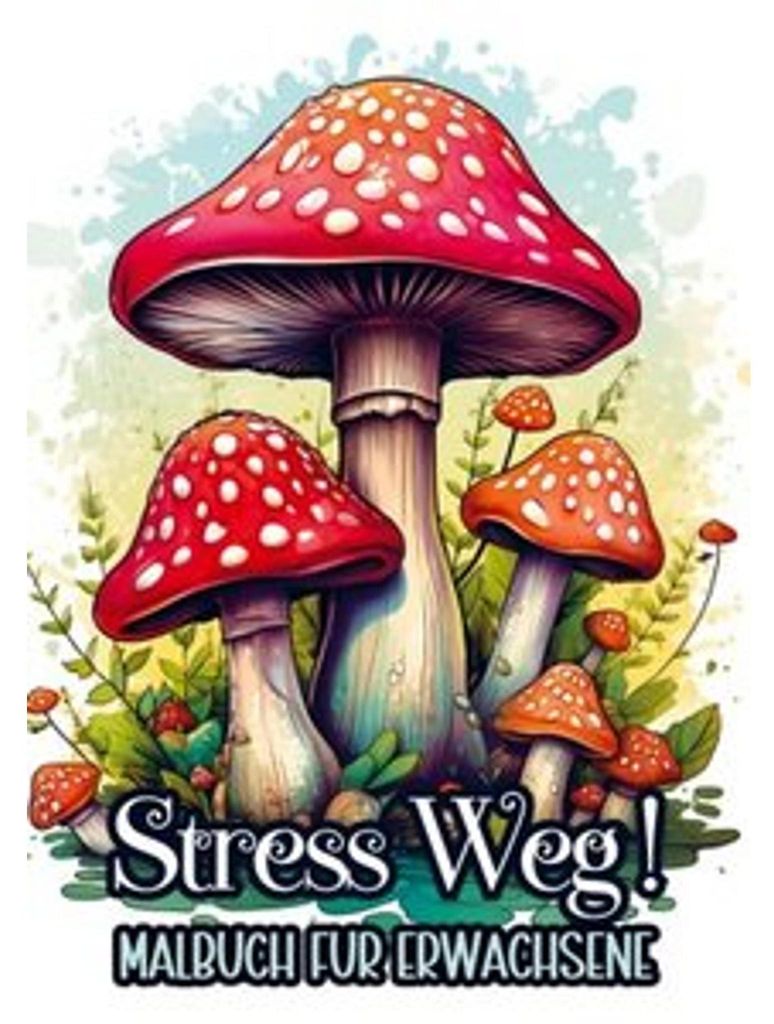 Malbuch für Erwachsene - Stress Weg! Produktbild 