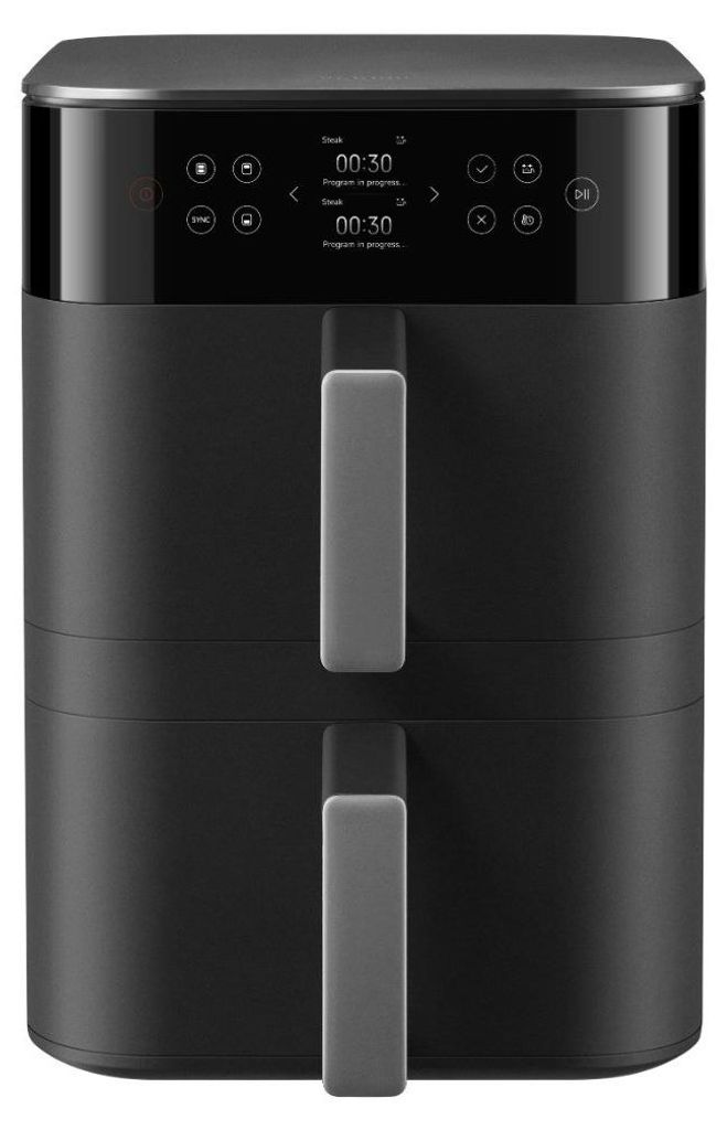 Xiaomi Smart Double Stack Air Fryer 12 l mit zwei Körben, 2800 W, schwarz