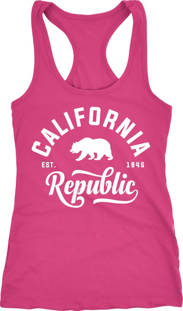 Damen Tank-Top California Republic Racerback Neverless alt-rosa XXL