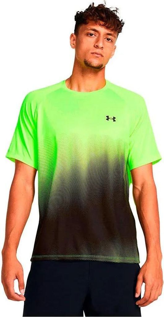 Under Armour Tech Fade Kurzarm-t-shirt Grün S / Regular Herren Grün S