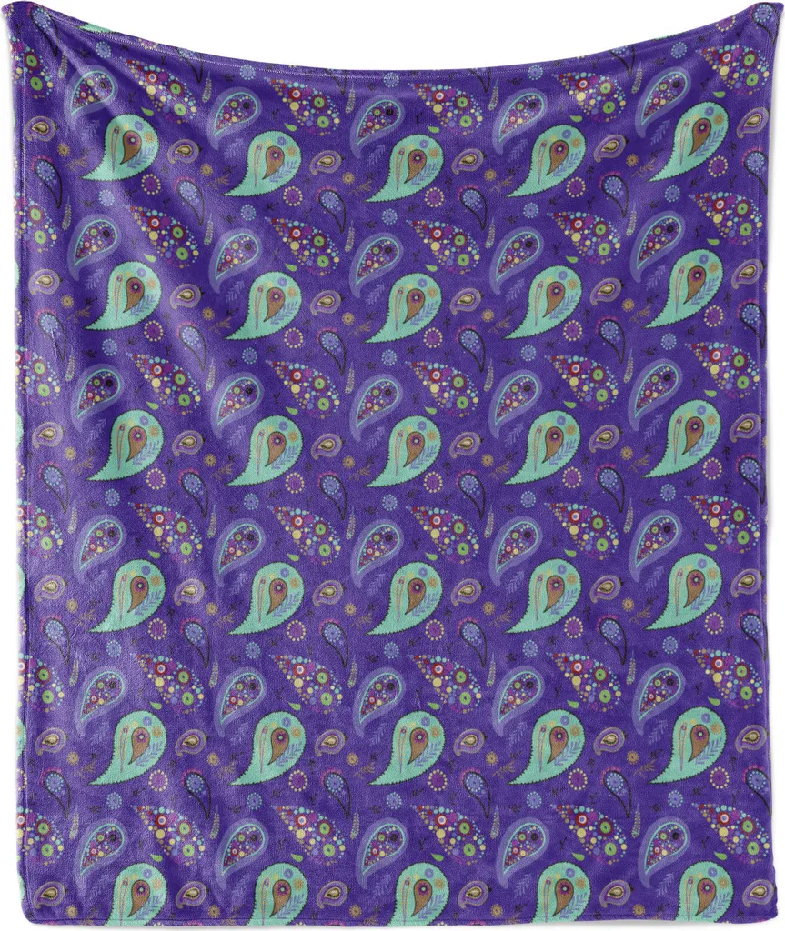 Plaid Abakuhaus Asian Paisley: Il Must-Have per un Living Boho-Chic