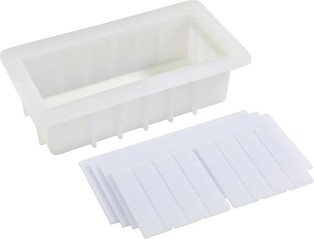 Graine Creative Moule Silicone Savon 1100 ml avec Séparateurs Amovibles