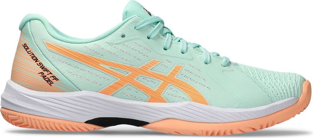 Asics Padelschuh Solution Swift FF Damen Grün Orange