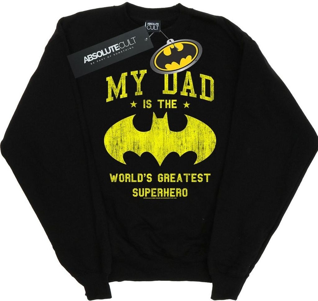 DC Comics - "My Dad Is Batman" Sweatshirt für Herren BI12503 (XXL) (Schwarz)
