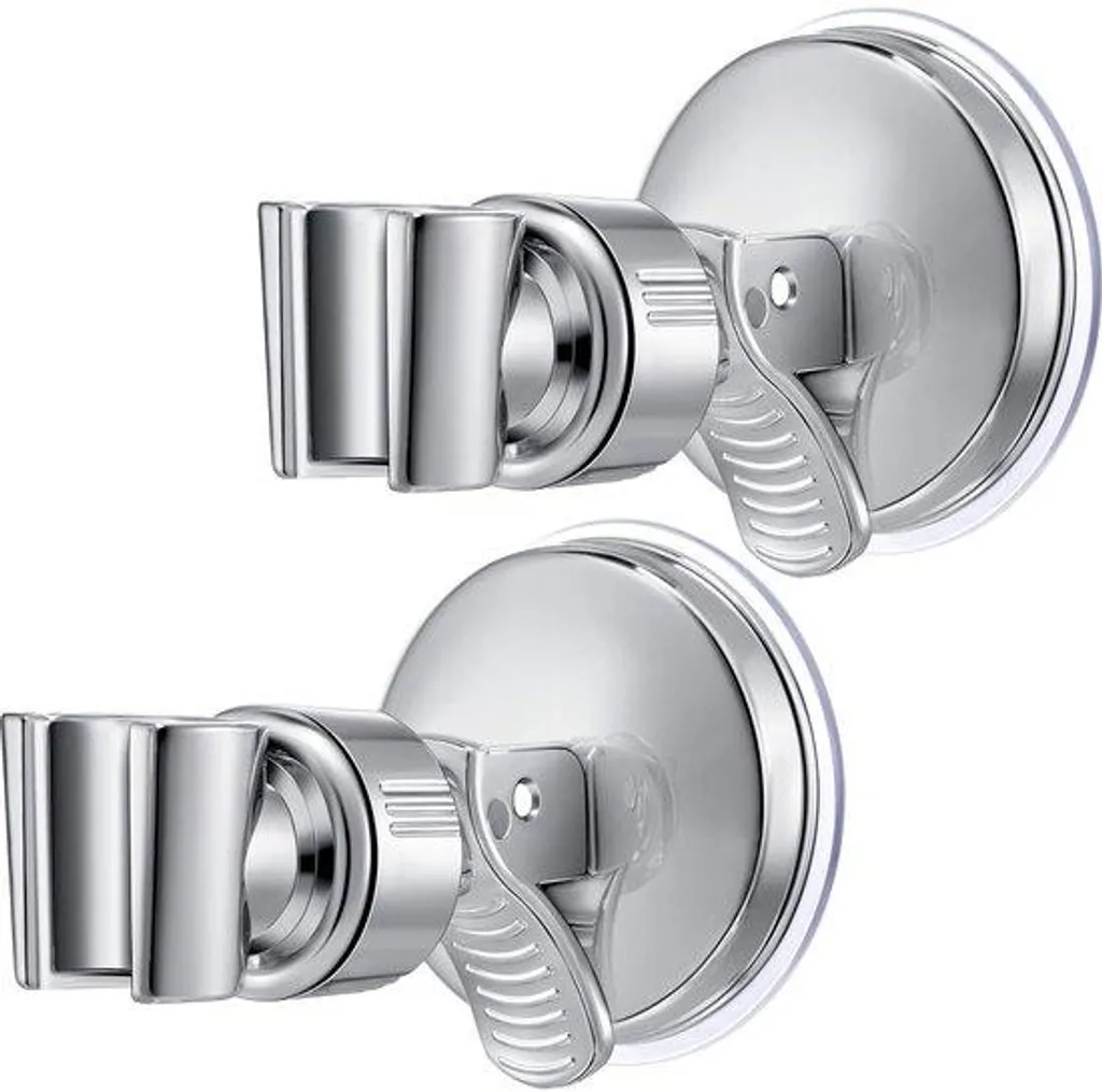 Support de douche réglable sans glissement pour pommeau en ABS chromé