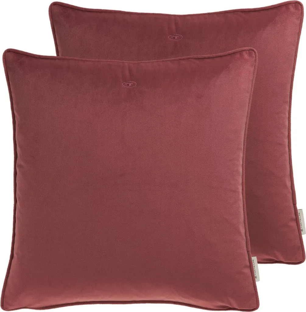 Set 2 Fodere Cuscini TOM TAILOR VelvetSignature 45x45 cm Rosa