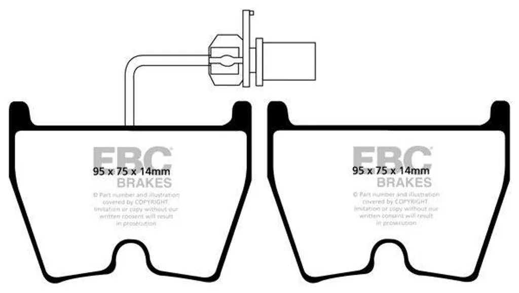 Améliorer le Freinage de votre VW Phaeton avec Plaquettes EBC RP-1