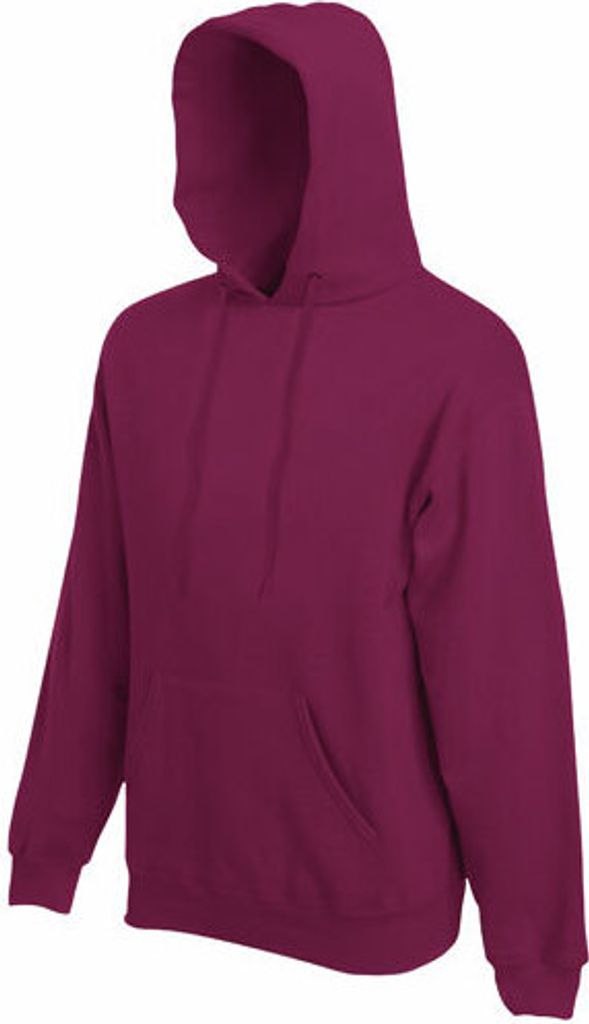 Fruit of the Loom - Classic Hooded Sweat - Burgundy - XL