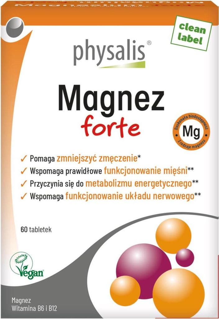 Magnez Forte 60 Tabletten – Physalis