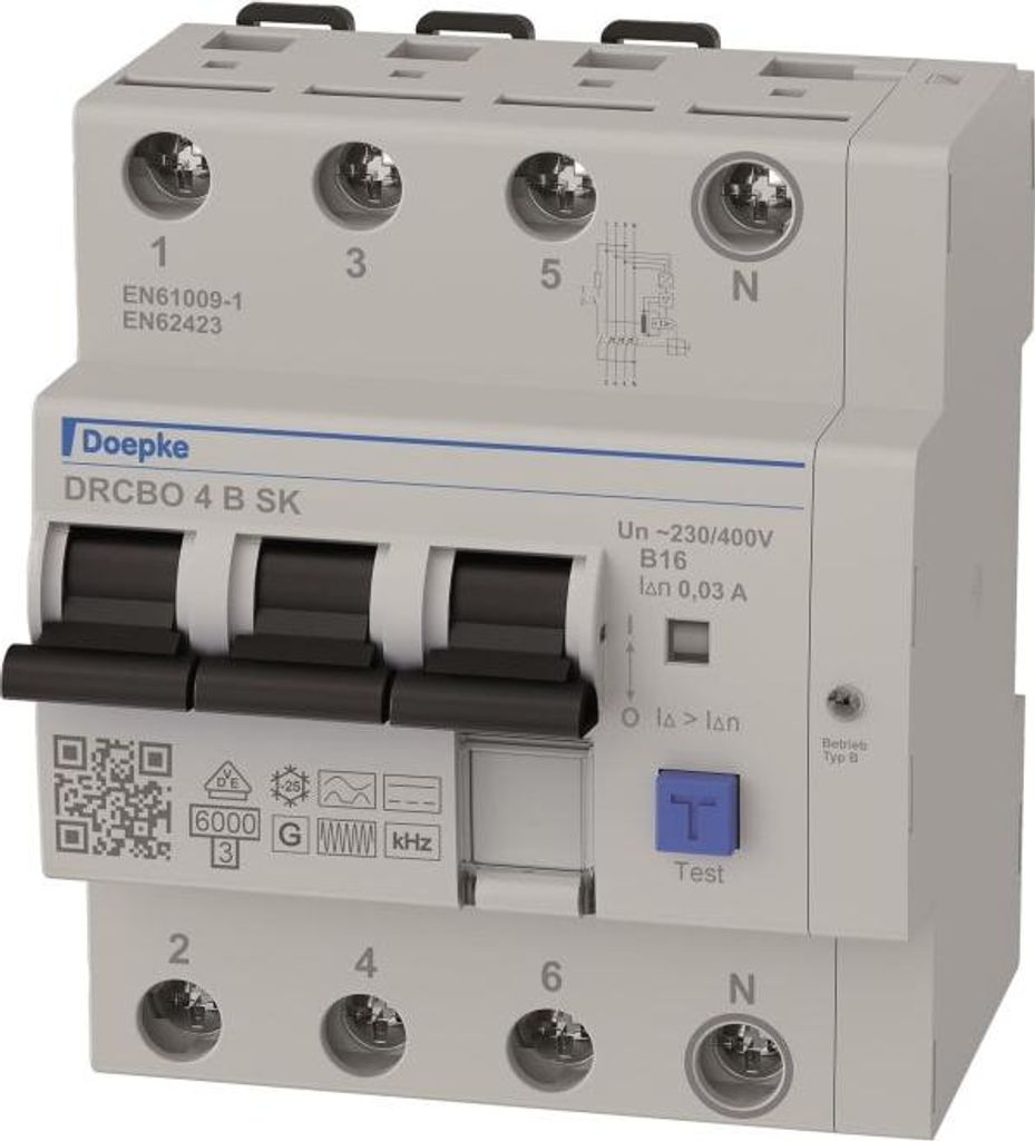 Doepke FI/LS-Kombination DRCBO 4 B16/0.03/3N-B SK (9948104)