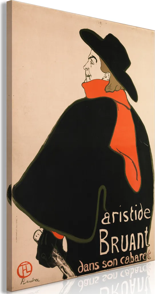 Quadro Aristide Bruant dans son Cabaret - Arredamento Parete 60x90