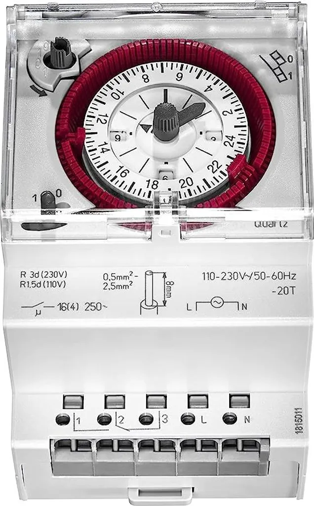 Programmateur journalier sur rail DIN pour éclairage LED et halogène - 4