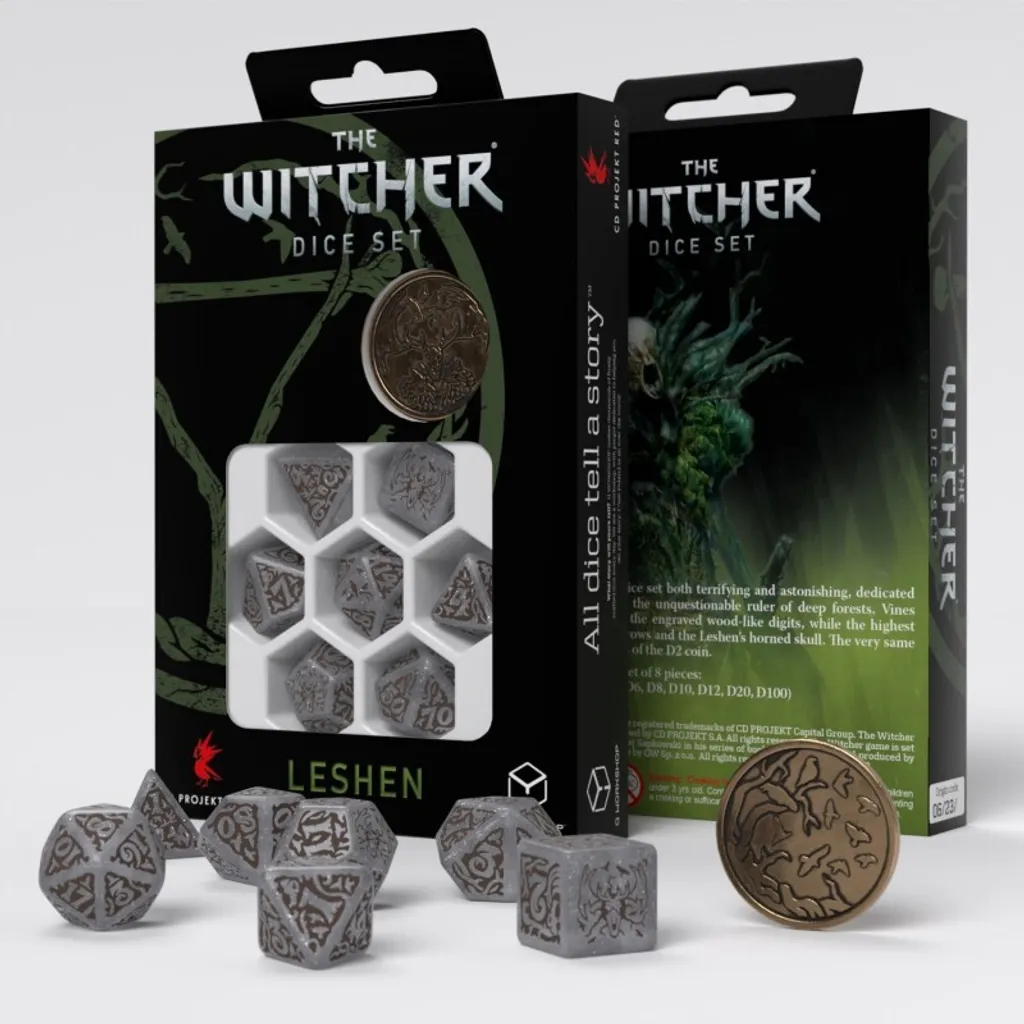 Dés pour jeu de rôle Witcher Lesha : Kit idéal pour MJ et joueurs