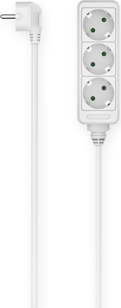 Hama Steckdosenleiste 3-fach, 1,4m Kabel, erhöhter Berührungsschutz