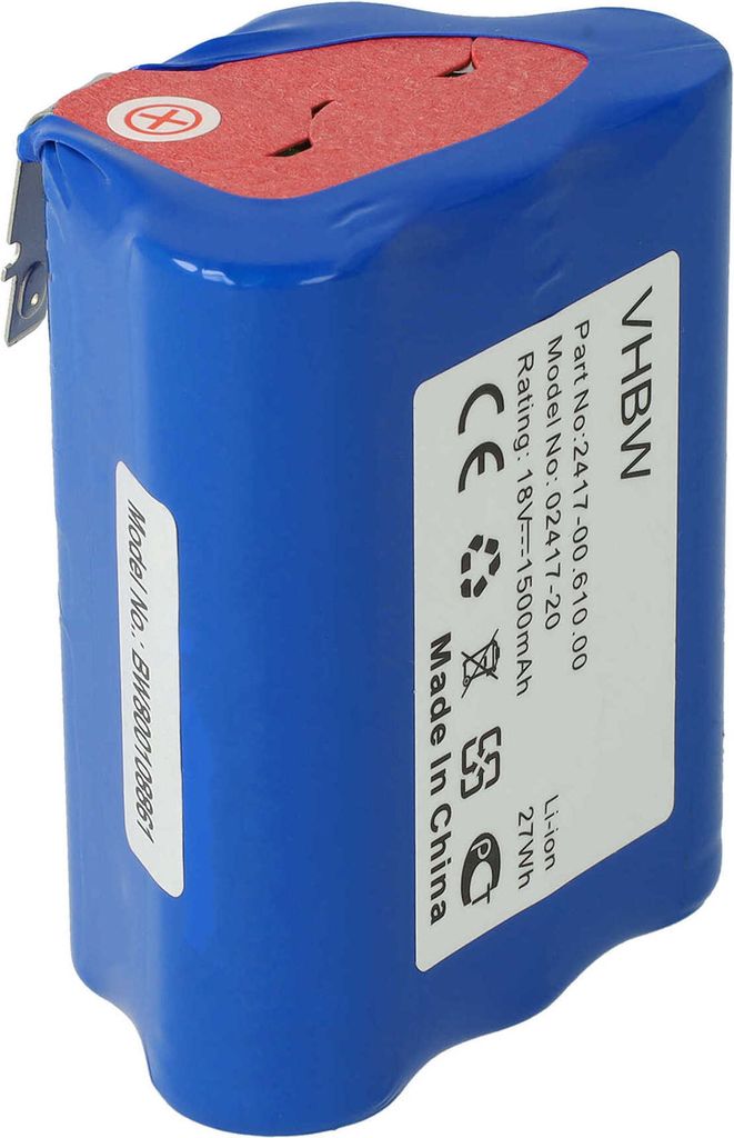 vhbw Akku kompatibel mit Gardena Accucut 450Li Rasenmäher Grasschere, Strauchschere Heckenschere Gartengeräte (1500mAh 18V Li-Ion)