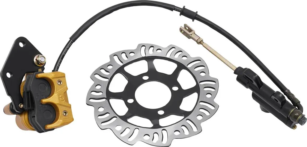 Rotor de frein de motocross jaune de rechange pour pit bike 125 cm³