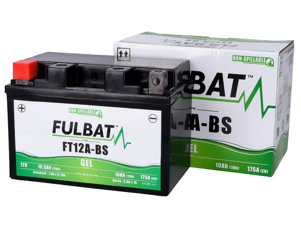 Fulbat FTX14-BS Gel Batteria Moto YTX14-BS 12V 12Ah 200A Sigillata