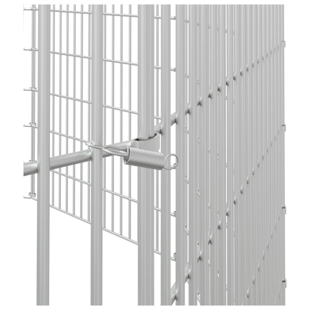 vidaXL Výbeh pre voľný výbeh 12-dielny 54x60 cm Pozinkované Obrázok produktu 6