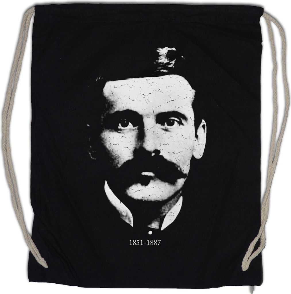 Urban Backwoods Doc Holliday Portrait, Turnbeutel, Farbe: Schwarz