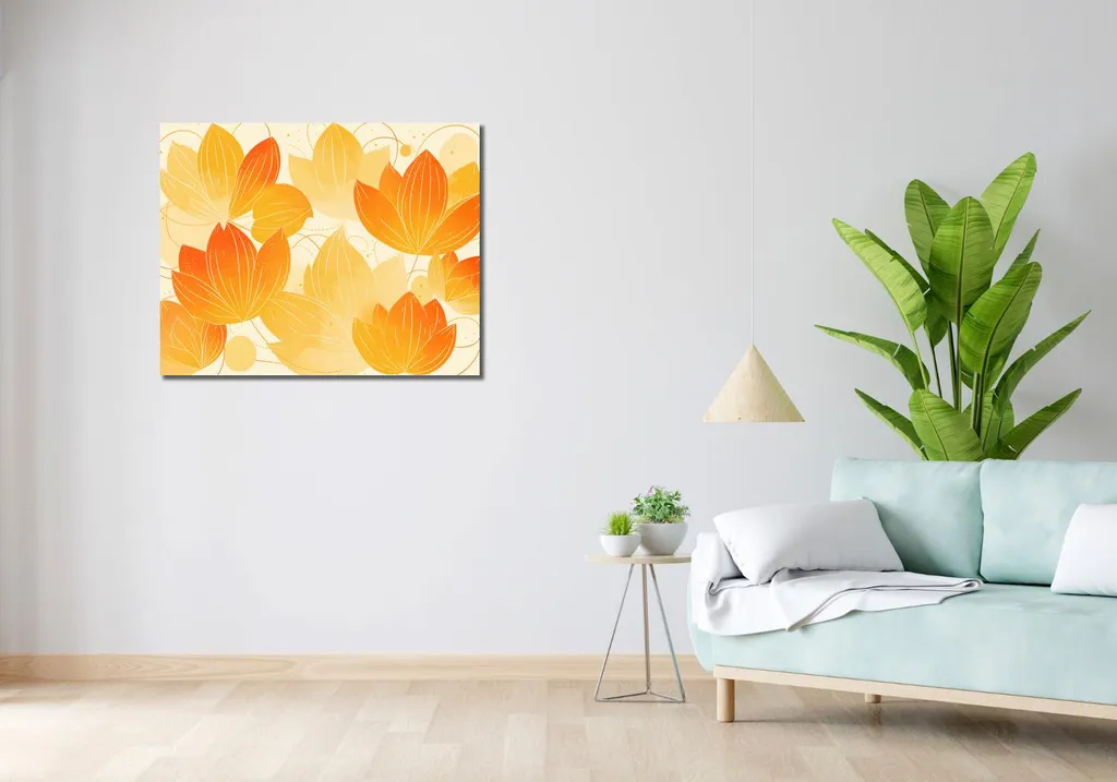 Sublimez un Mur Vide avec l'Image Automne 90x70 cm - Déco Grand Format