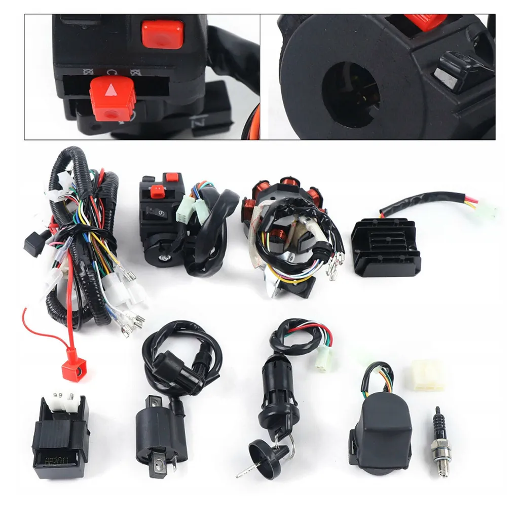 Kit faisceau de câbles robuste pour démarrage électrique Quad 250cc - 9