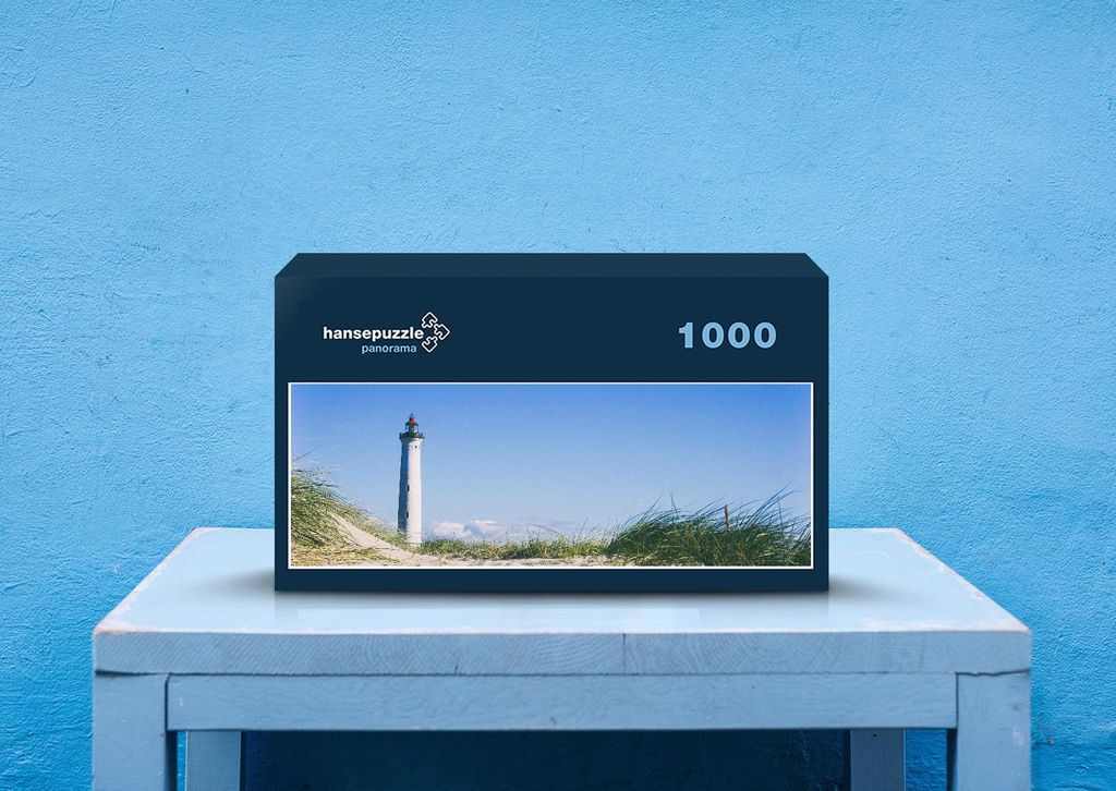 hansepuzzle 32850 - Leuchtturm Puzzle, 1050 Teile, Orte, 60,0 x 46,0cm mit hochwertiger Aufbewahrung, Kartonbox und wiederverschließbarem Beutel