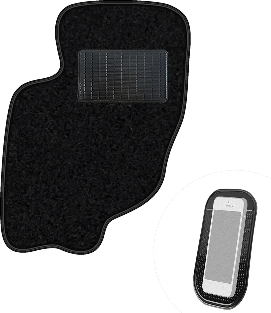 Tappetino Guida Mitsubishi Space Wagon 1993-1998 Velours Nero moto-MOLTICO