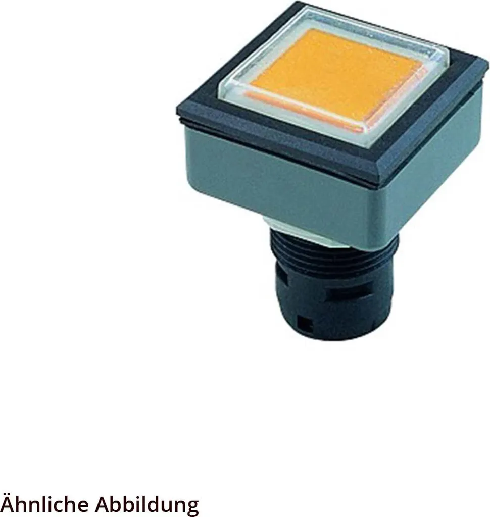Georg Schlegel Pulsante a membrana a corsa breve illuminabile, quadrato, QUARTRON-JUWEL Corsa 3,0 mm - 1 pezzo