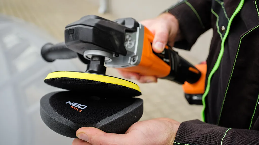 Tampone Spugna Morbida 150mm NEO TOOLS | Lucidatura Auto Economica - 8