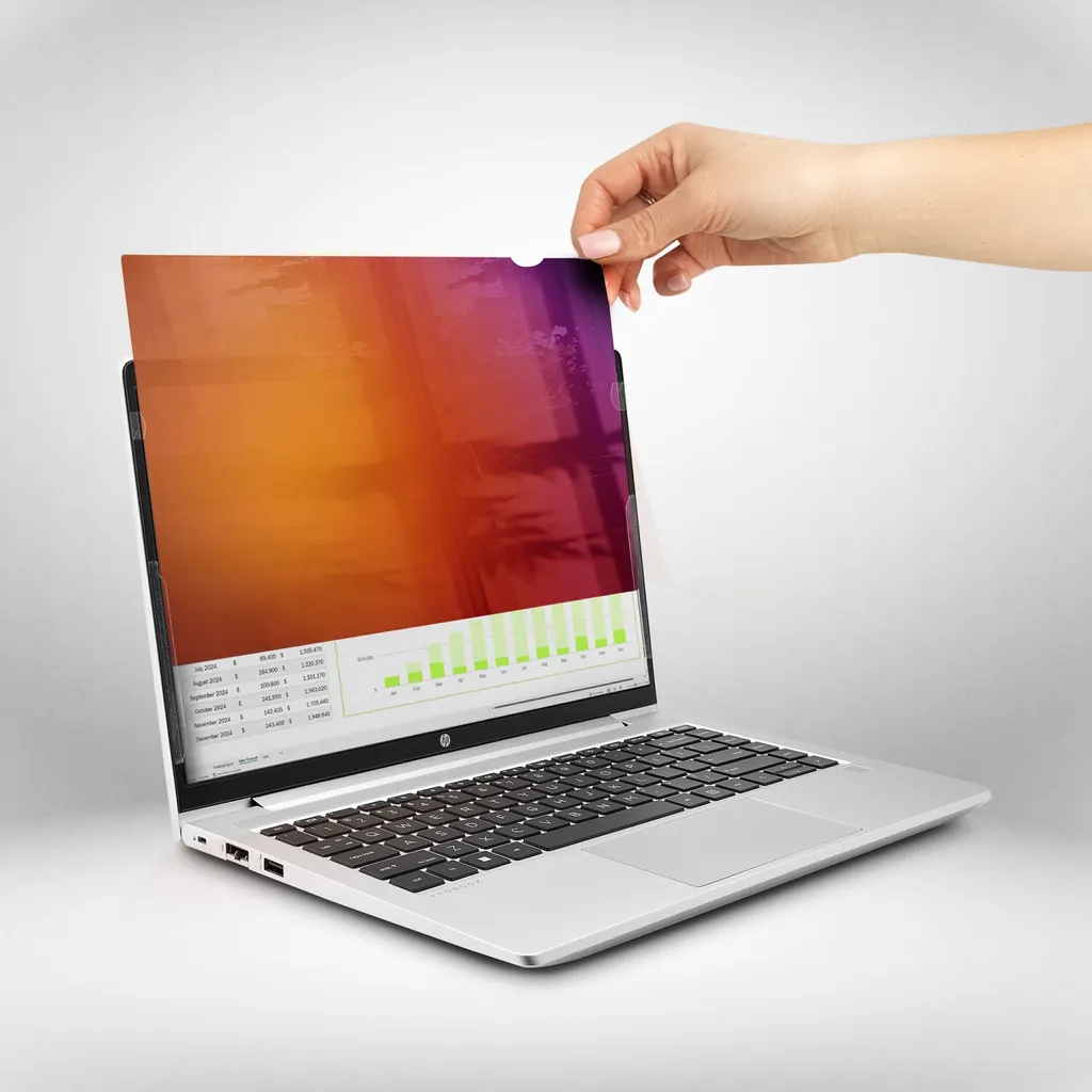 Filtre Écran PC 15.6" Réversible Or et Mat avec Protection Anti-Reflets - 4