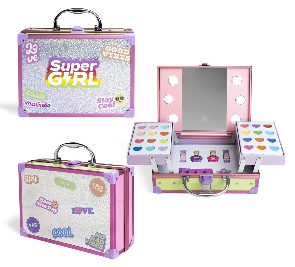 Kit de maquillage Supergirl avec LED – ensemble cosmétique Image du produit 