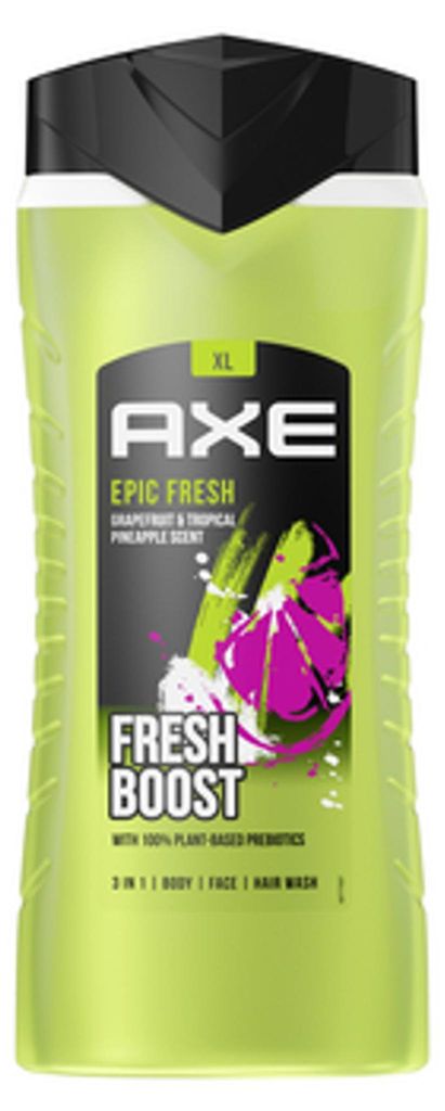 Gel douche Axe - 400 ml - Epic Fresh Fresh Boost 3 en 1 Image du produit 