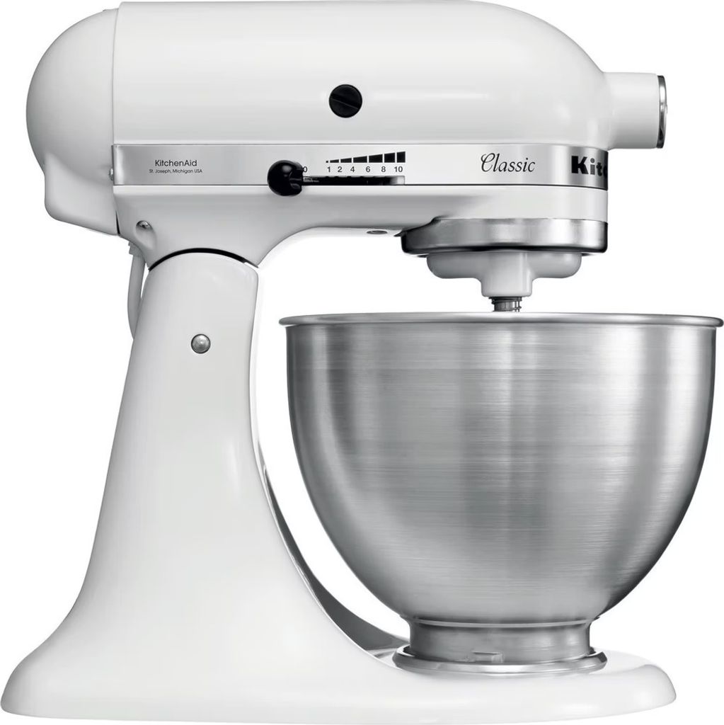 KitchenAid 5K45SSEWH - Batteur sur socle - Métallique - Image du produit 