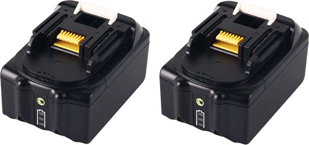 (2er Pack) BL1860 Akku 18V 6000mAh Lithium Ionen für Makita Akku 18V BL1850 BL1840 BL1830 BL1860B LXT 400