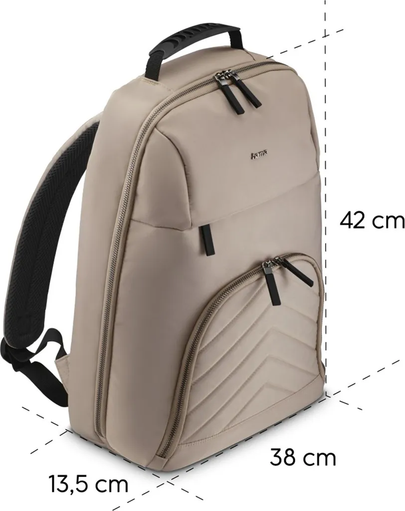 Sac à dos Hama 00222046 Éco-conçu en Polyester Recyclé Beige Sable - 15