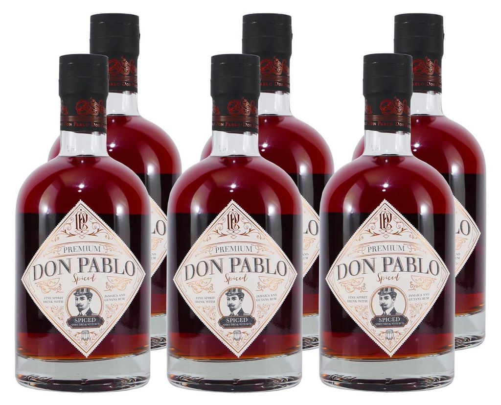 Don Pablo Premium Spiced Rum (6 x 0,7L) Produktbild 