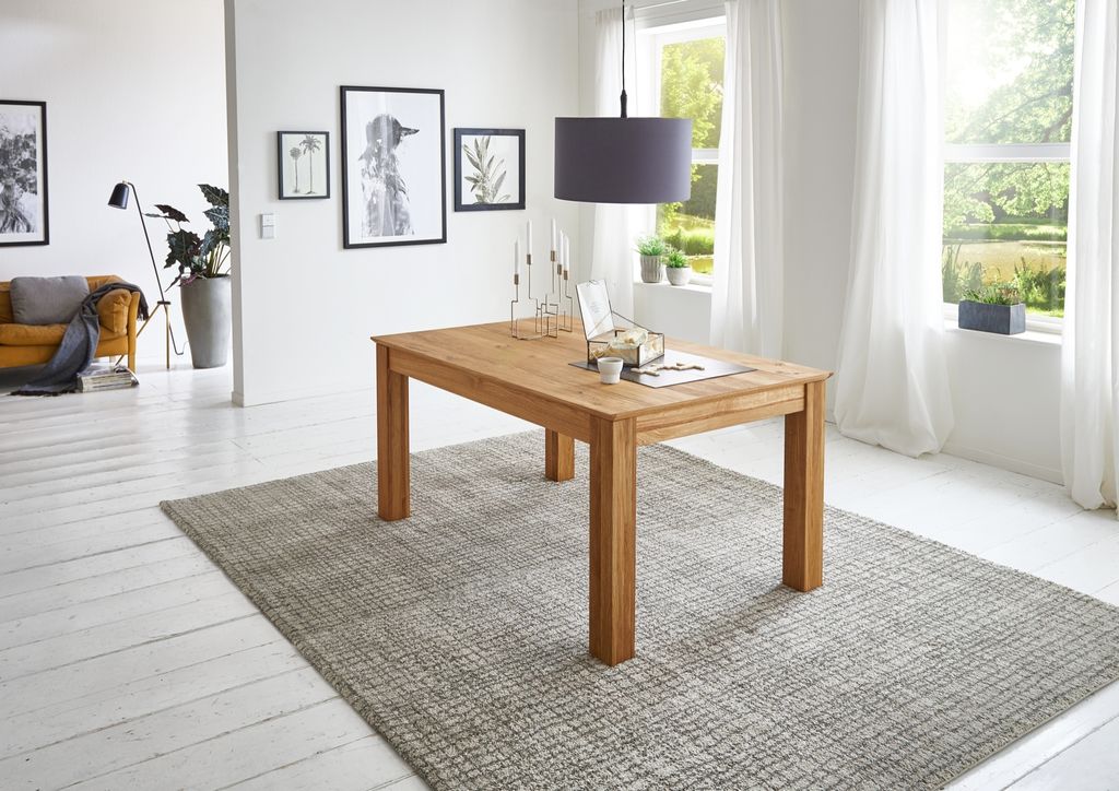 Relita Esstisch Family 160 x 100 Eiche massiv antik geölt; Produktbild 1