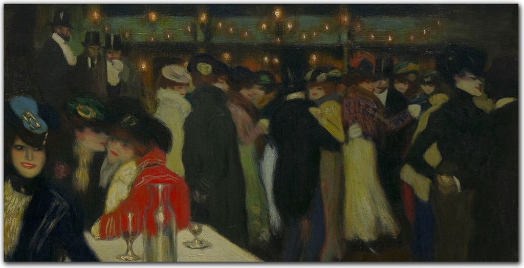 Coloray Bild aus Leinwand 100x50 Leinwand Dekoration - Moulin de la Galette