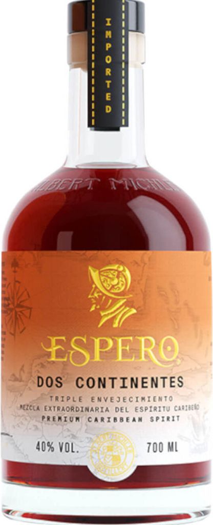 Ron Espero Dos Continentes Premium Caribbean Spirit 40% Vol. 0,7l in Geschenkbox